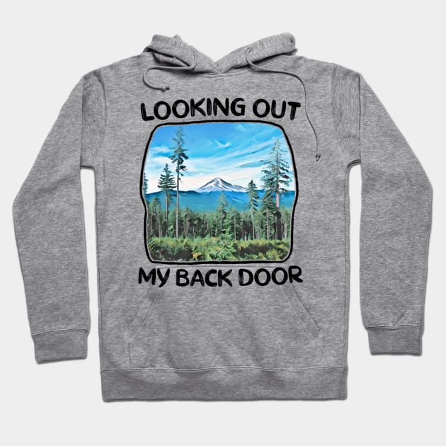 Van Life Back Door Hoodie by stevenmsparks